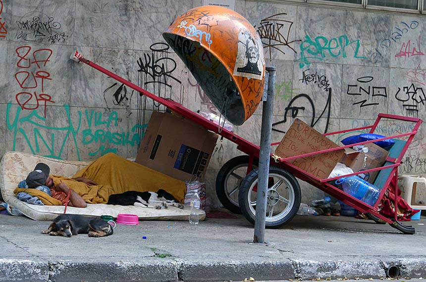 Moradores de Rua de São Paulo.